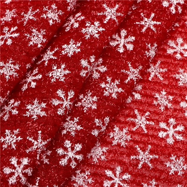 christmas snowflakes ink printing glass onion cloth
