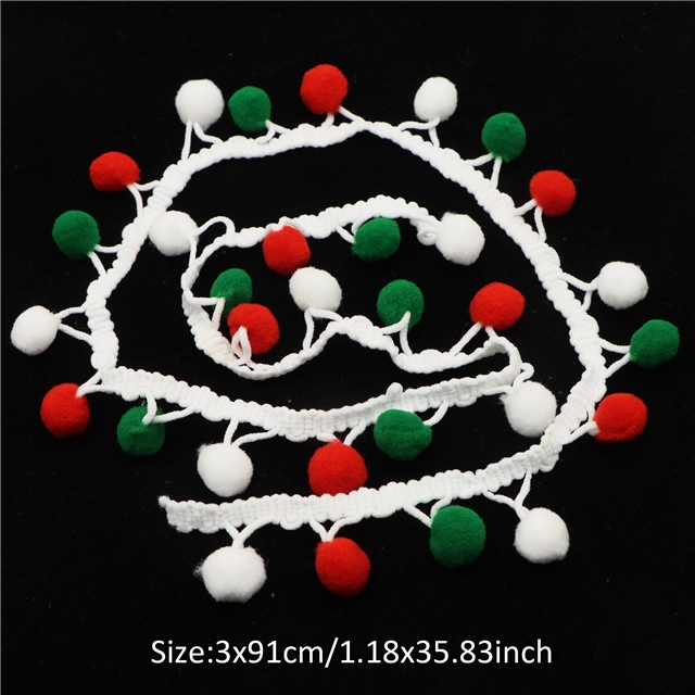 christmas ball lace 1yard