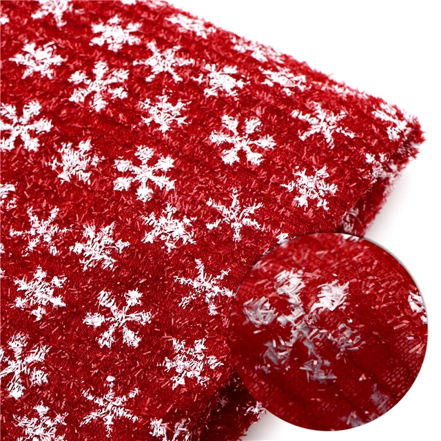 christmas snowflakes ink printing glass onion cloth
