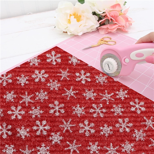 christmas snowflakes ink printing glass onion cloth