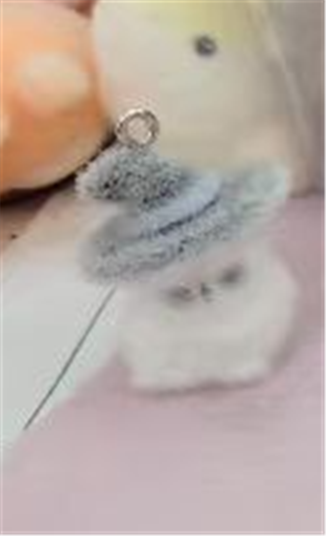 resin halloween series velvet resin pendant