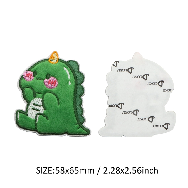 self-adhesive fabric cartoon animal embroidery patch (self-adhesive)