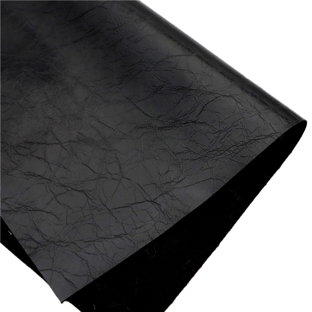 synthetic leather plain wrinkles and bursting patterns faux leather