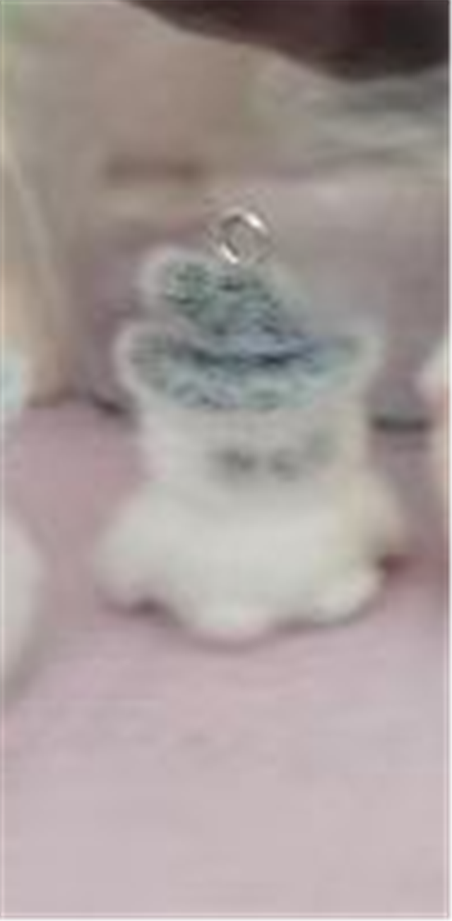 resin halloween series velvet resin pendant