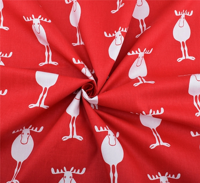 100% cotton christmas series cotton printed fabric set (8pcs/set)