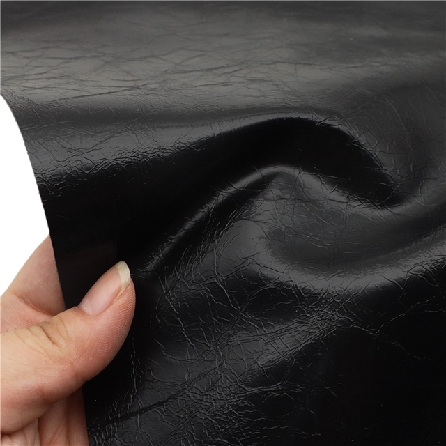 synthetic leather plain wrinkles and bursting patterns faux leather