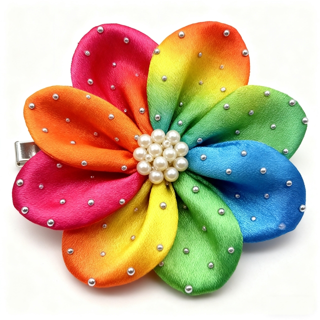 hot stamping 2 ways gainbow gradient knit fabric