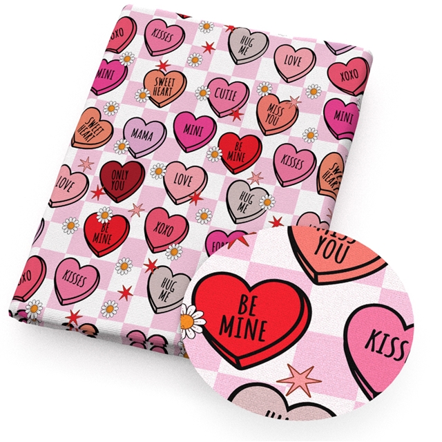 polyester cotton valentine