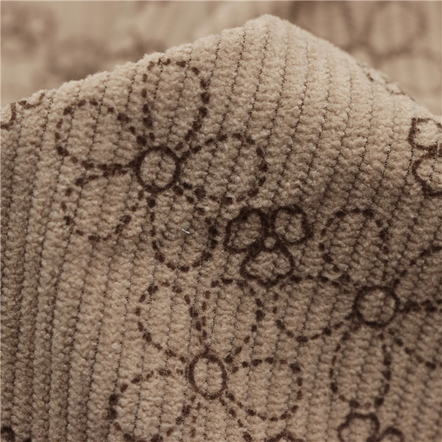 flower corduroy fabric