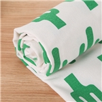 cactus cotton linen print