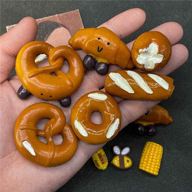 3d resin food play accessories for bread baking