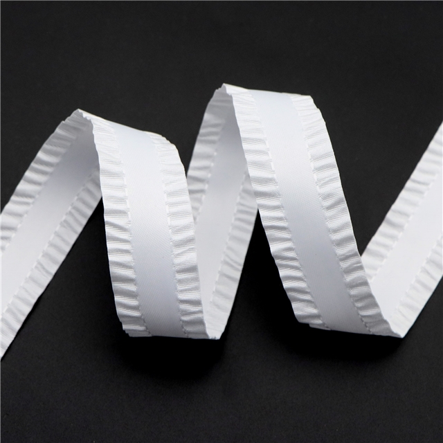 satin flounced ribbon 029#,22mm(7/8