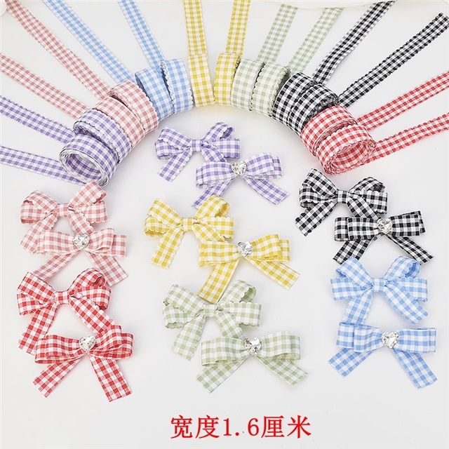 plain checkered woven tape