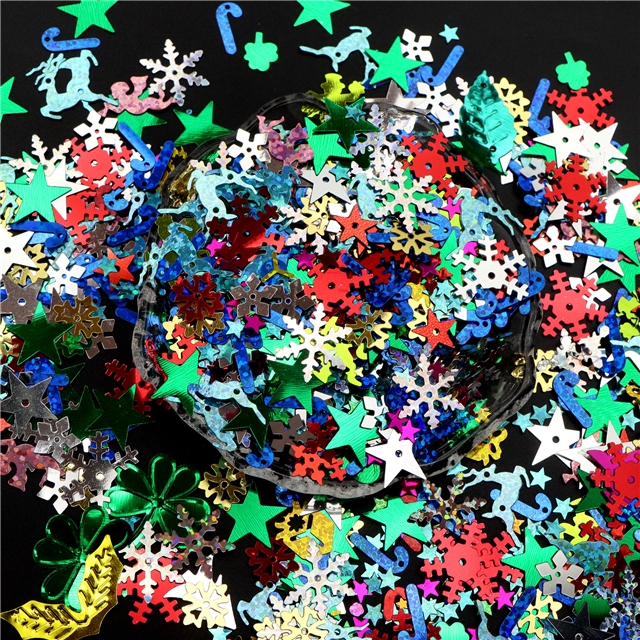 christmas series sequin packing filler