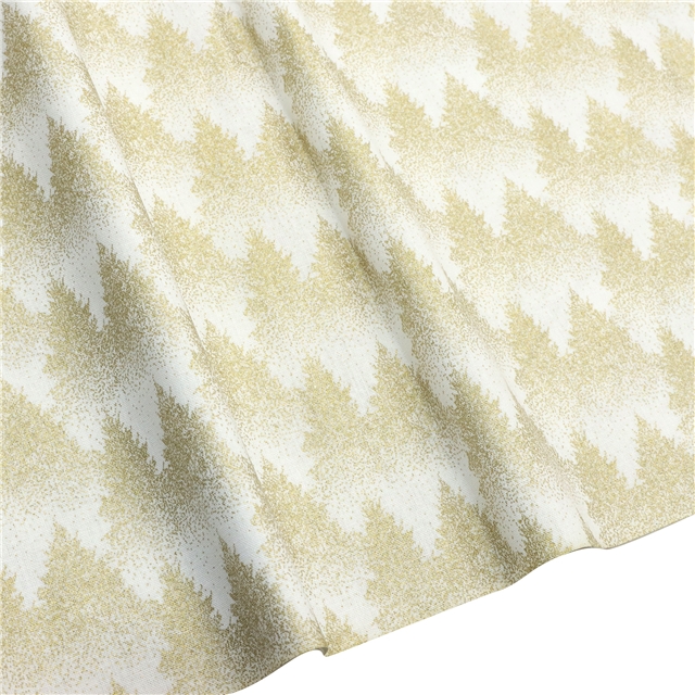 forest activity printing hot stamping cotton cloth