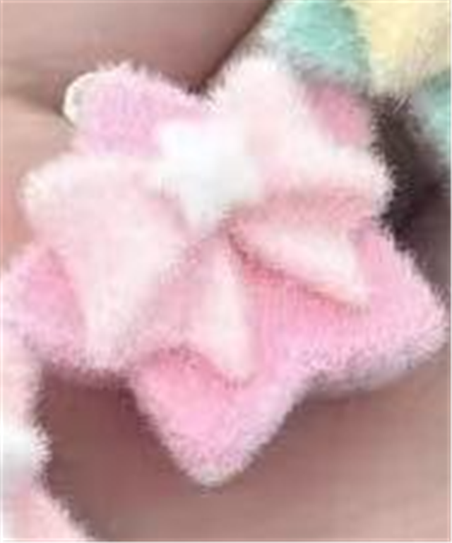resin velvet bow star resin pendant