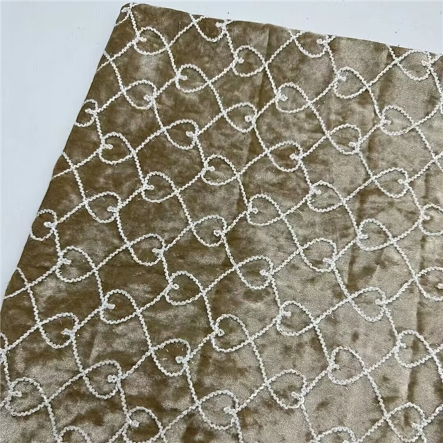 2 ways bright silk rope embroidery lace heart velvet fabric