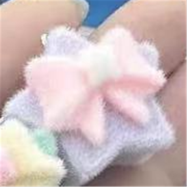 resin velvet bow star resin pendant