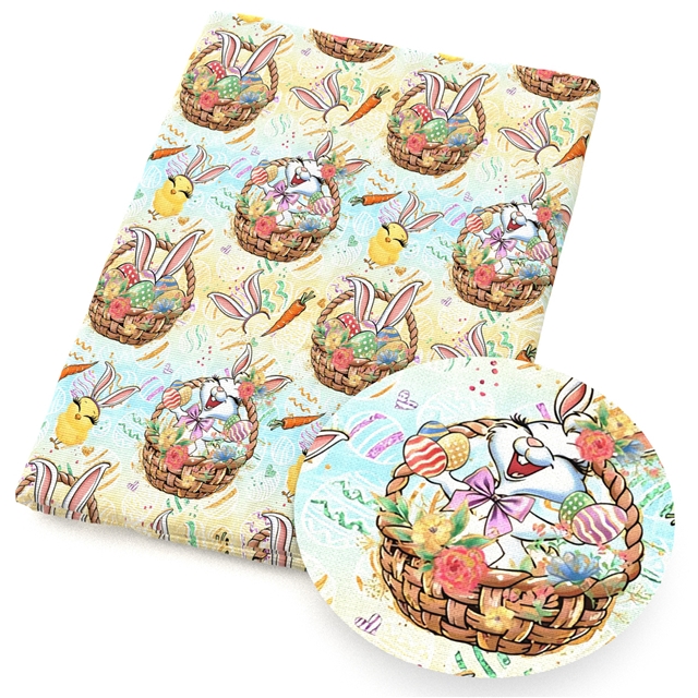 polyester cotton easter series polyester cotton fabric set (6 pcs/set)