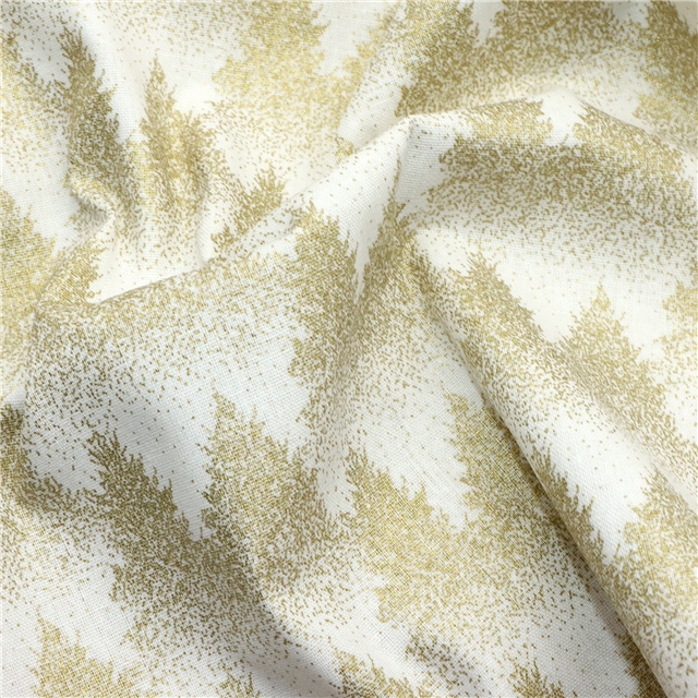 forest activity printing hot stamping cotton cloth