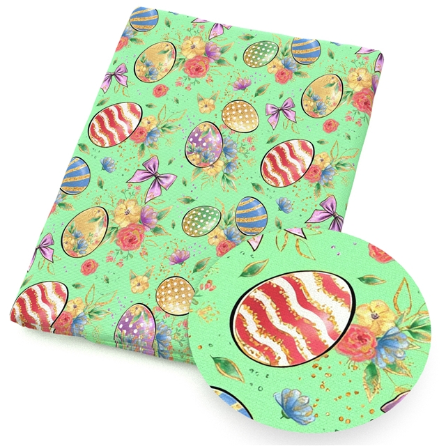 polyester cotton easter series polyester cotton fabric set (6 pcs/set)