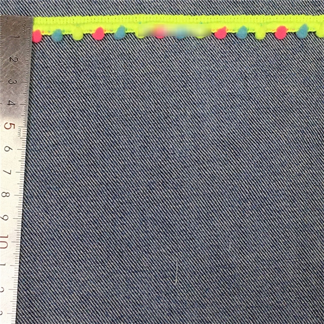colorful single-sided woolen ball lace