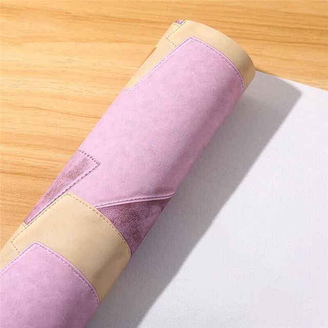 synthetic leather retro splicing PVC synthetic leather