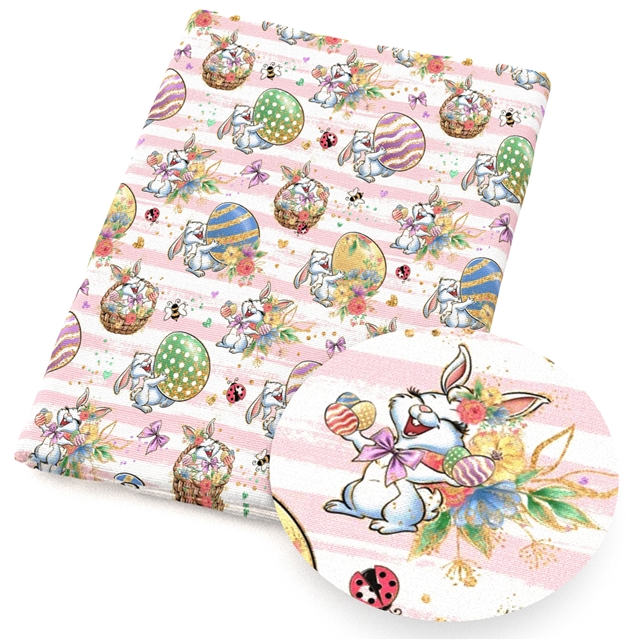 polyester cotton easter series polyester cotton fabric set (6 pcs/set)