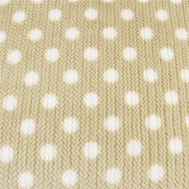 rabbit hair wheat ear dots velvet fabric