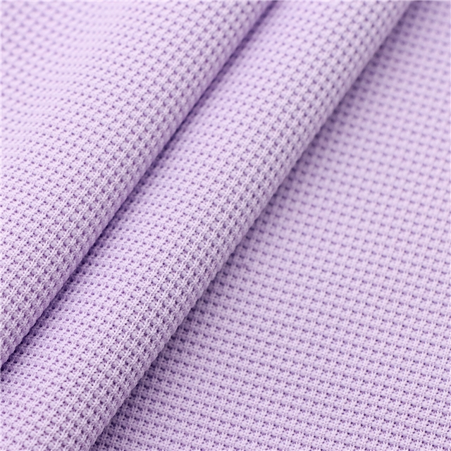 2 ways plain small waffle weave fabric