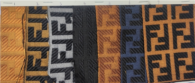 geometric jacquard fabric