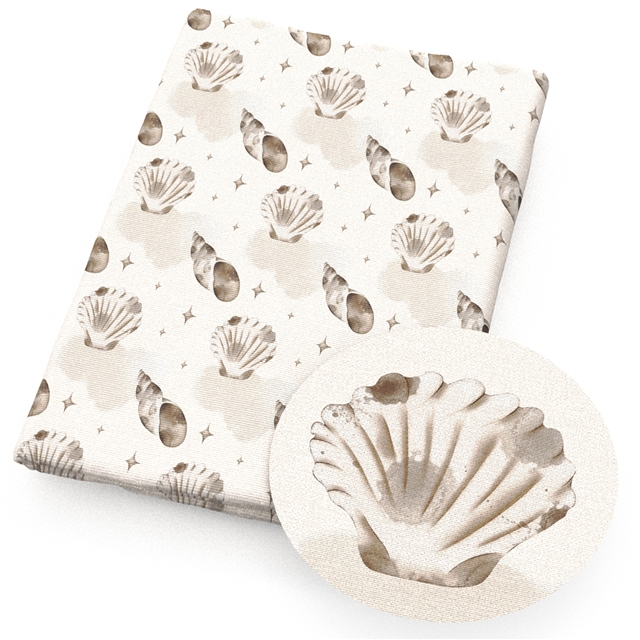 polyester cotton seagull whale lighthouse series polyester cotton fabric set (8 pcs/set)