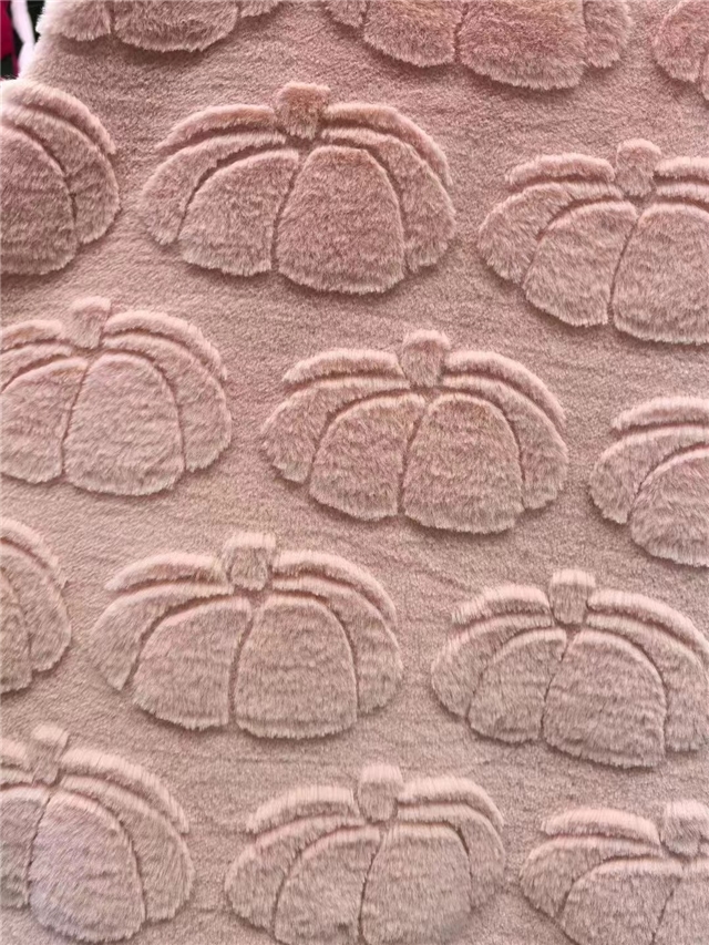 pumpkin velvet fabric