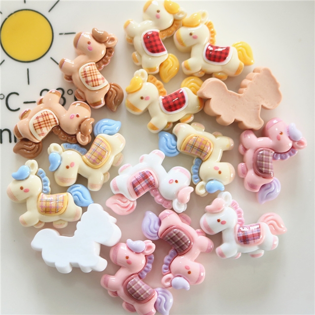 plastic/resin bright horse 3d resin accessories