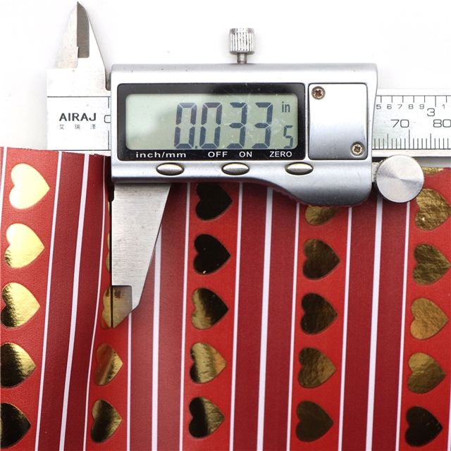 self printed gold foil faux leather fabric