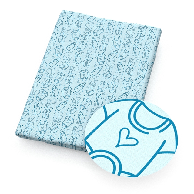 polyester cotton baby products series polyester cotton fabric set (5 pcs/set)