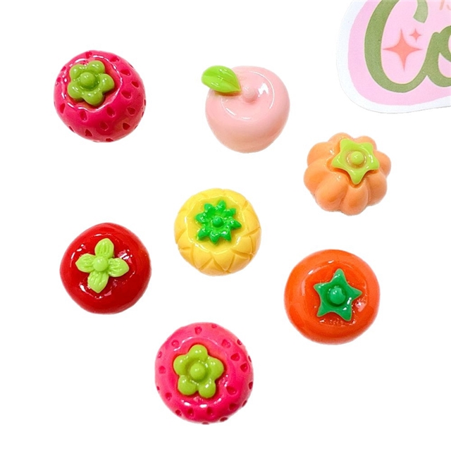 resin simulated food toys fruits and vegetables 3d resin accessories