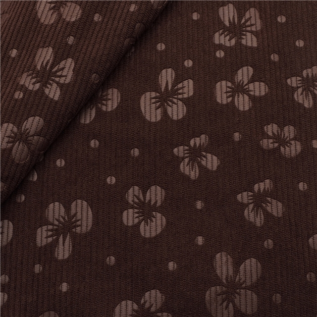 plain embossed corduroy fabric coffee,50*150cm(19.7*59.1