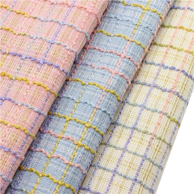 weaving plaid small fragrant fabric