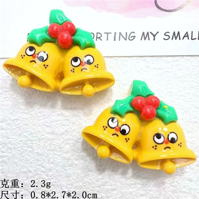 resin cartoon christmas tree 3d resin accessories