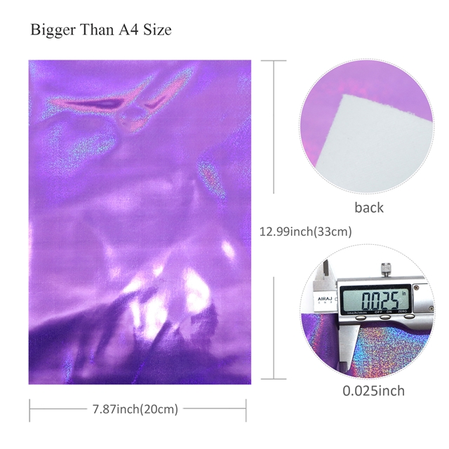 synthetic leather smooth iridescent laser faux leather 
