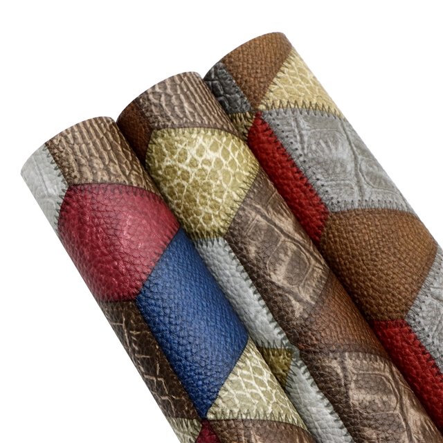 synthetic leather bump texture mosaico faux leather