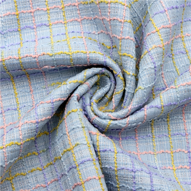 weaving plaid small fragrant fabric