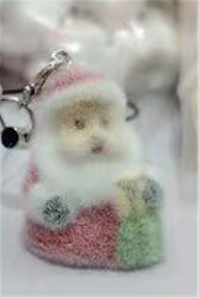 resin christmas series velvet resin pendant
