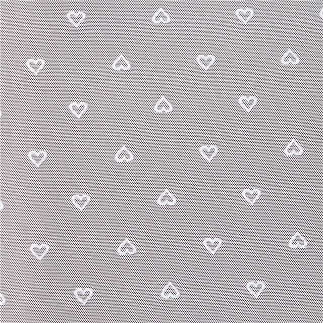 92% brocade and 8% spandex cute peach heart elastic white lace jacquard mesh fabric