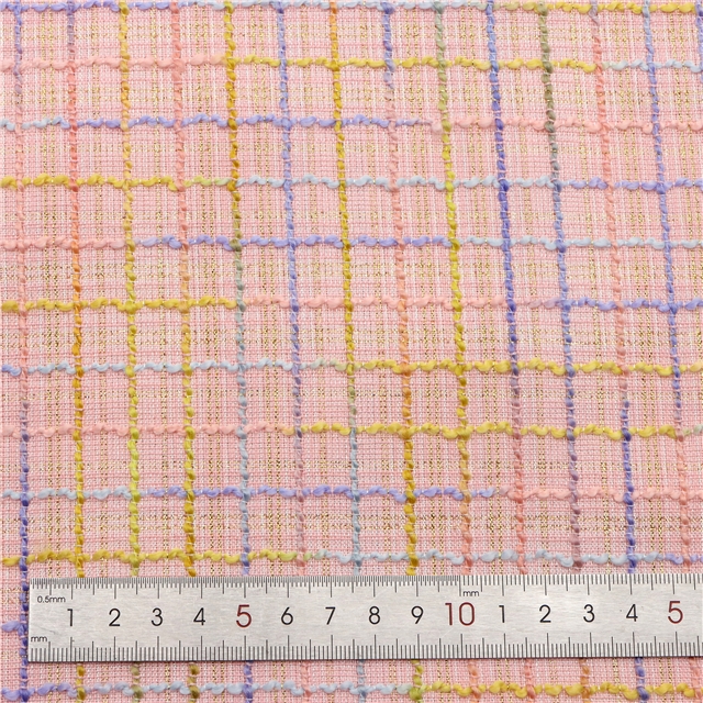 weaving plaid small fragrant fabric
