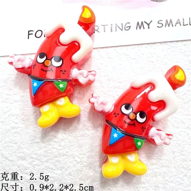 resin cartoon christmas tree 3d resin accessories