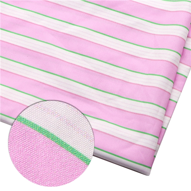 colorful striped polyester fabric