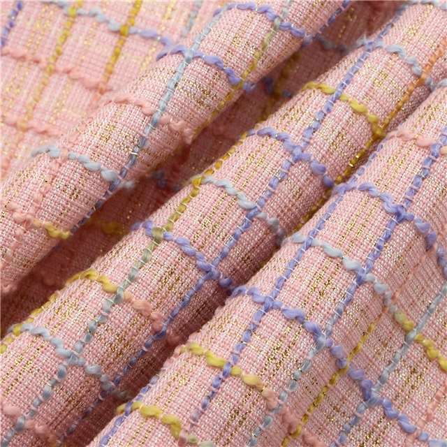 weaving plaid small fragrant fabric