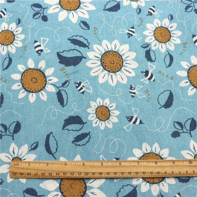 cotton-linen printed fabric